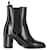 Isabel Marant Deline Ankle Boots aus schwarzem Leder  ref.1294613