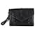 Tory Burch Pebbled Clutch in Black Leather  ref.1294630