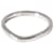 Alianza de bodas curva Cartier Ballerine en platino Plata Metálico Metal  ref.1294635