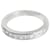 TIFFANY & CO. Ehering zur halben Ewigkeit aus Platin 0.71 Ctw-Quadratdiamanten Silber Metallisch Metall  ref.1294642