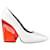 Céline Zapatos de tacón con cuña y punta estrecha Celine Demi en cuero blanco  ref.1294681