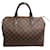 Louis Vuitton Speedy 30 in damier ebene Brown Leather Cloth  ref.1294726