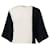 Autre Marque Two-tone colour block blouse White Silk Polyester Viscose Elastane  ref.1294740