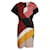 Fendi Robe mi-longue en soie multicolore  ref.1294742