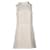 Chanel Cremefarbenes Strickkleid aus Seide und Perlen Roh  ref.1294745