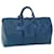 Louis Vuitton Keepall 50 Blue Leather  ref.1294791
