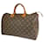 Louis Vuitton Speedy 35 Brown Cloth  ref.1294889