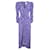 Vestido de seda con estampado de confeti morado Isabel Marant Albini. Púrpura  ref.1294908