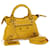 BALENCIAGA The Town Hand Bag Leather Yellow 240579 Auth yk10881  ref.1294921