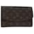 Louis Vuitton Monogram Pochette rabat 20 Bolsa de Embreagem M51935 LV Auth ep3532 Monograma Lona  ref.1294936