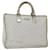 GUCCI GG Supreme Hand Bag PVC Leather White 190259 auth 67222  ref.1294969