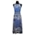 Sandro Vestito di lino Blu Biancheria  ref.1295010