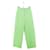 Essentiel Antwerp Wide cotton pants Green  ref.1295014