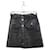Maje Leather Mini Skirt Black  ref.1295016