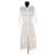 Sandro vestido de algodão Branco  ref.1295043