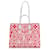 Onthego LOUIS VUITTON Handbags Red Cloth  ref.1295105