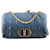 DIOR Handtaschen Dior Caro Blau Leder  ref.1295138