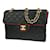 Chanel Matelassé Black Leather  ref.1295280