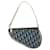 Saddle Dior-Sattel Marineblau Leinwand  ref.1295321