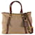 PRADA Handbags Logo Brown Leather  ref.1295351