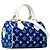 LOUIS VUITTON Sacs à main Speedy Bandoulière Bleu - vue 2