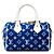 LOUIS VUITTON Sacs à main Speedy Bandoulière Bleu - vue 3