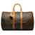 Keepall LOUIS VUITTON Travel bags Classic CC Shopping Brown Cloth  ref.1295378