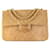 CHANEL Handbags Timeless/classique Beige Leather  ref.1295392