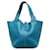 Picotin Hermès HERMES Handtaschen Drew Blau Leder  ref.1295466