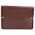 Cartier Must Line Dark red Leather  ref.1295494