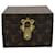 Louis Vuitton boîte à bijoux Braun Leinwand  ref.1295591