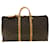 Louis Vuitton Keepall 60 Marrone Tela  ref.1295604