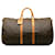 Keepall LOUIS VUITTON Travel bags Pochette Accessoire Brown Cloth  ref.1295716
