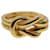 Hermès Anneau De Foulard Dourado Metal  ref.1295784
