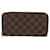 Louis Vuitton Portefeuille zippy Brown Cloth  ref.1295786