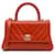 Coco Handle CHANEL Handtaschen Zeitlos/klassisch Rot Leder  ref.1295880