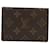 Louis Vuitton Porte carte simple Toile Marron  ref.1295952