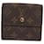 Louis Vuitton Porte-monnaie Brown Cloth  ref.1295955