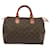 Louis Vuitton Speedy 30 Brown Cloth  ref.1295961