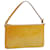 Louis Vuitton Pochette Accessoire Amarelo Couro envernizado  ref.1295977