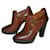 Ralph Lauren ankle boots Brown Leather  ref.1296001