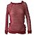 Blusa Isabel Marant Borgonha Perfurada Transparente Bordeaux - vista 3