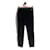 CHANEL  Trousers T.fr 34 velvet Black  ref.1296049