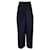 Autre Marque Prune Goldschmidt Pantalon large noir en coton  ref.1296064