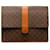 Brown Louis Vuitton Monogram Lena Porte Documents Envelope Briefcase Business Bag Leather  ref.1296136