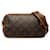 Brown Louis Vuitton Monogram Pochette Marly Bandouliere Crossbody Bag Cloth  ref.1296139