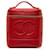 Red Chanel CC Caviar Vanity Case Leather  ref.1296154