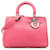 Bolso satchel Diorissimo mediano Dior rosa Cuero  ref.1296177