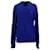 Tommy Hilfiger Mens Pima Cotton Cashmere V Neck Jumper in Blue Cotton  ref.1296229