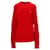 Tommy Hilfiger Mens Pure Mouline Cotton Jumper in Red Cotton  ref.1296240